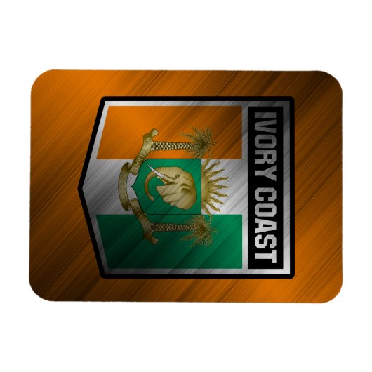 Elfenbeinküste Magnet (Horizontal)