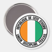 Elfenbeinküste Magnet (Vorderseite/Rückseite)