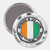 Elfenbeinküste Magnet (Vorderseite/Rückseite)