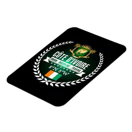 Elfenbeinküste Magnet (Linke Seite)
