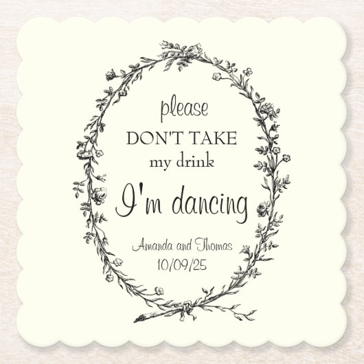 Elfenbeinküste mit Bench-Kranz-Untersetzer Untersetzer (Vorderseite)