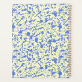 Elfenbeinküste mit blauem Aquarell-Spritzer Planer (Rückseite)