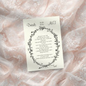 Elfenbeinküste mit rustikaler Kranzekarte Begleitkarte