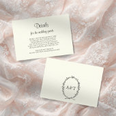 Elfenbeinküste mit rustikaler Kranzekarte Begleitkarte