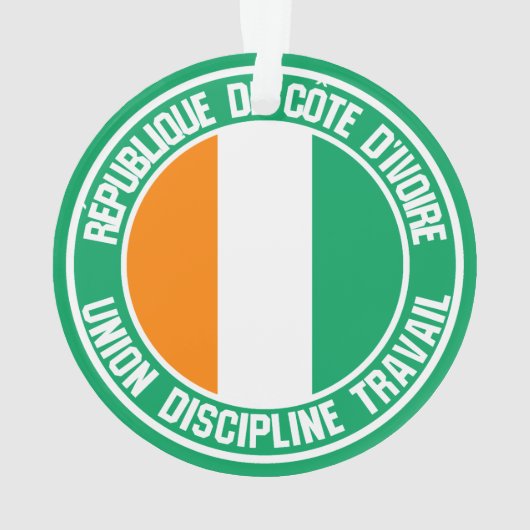 Elfenbeinküste Ornament (Rückseite)