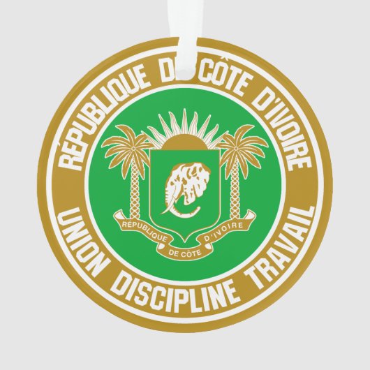 Elfenbeinküste Ornament (Rückseite)