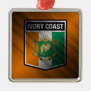 Elfenbeinküste Ornament Aus Metall