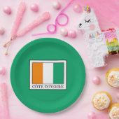 Elfenbeinküste Pappteller (Party)