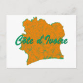 Elfenbeinküste Postkarte (Vorderseite)