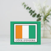 Elfenbeinküste Postkarte (Stehend Vorderseite)