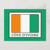 Elfenbeinküste Postkarte (Vorderseite)