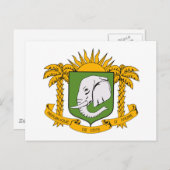 Elfenbeinküste - Postkarte (Vorne/Hinten)