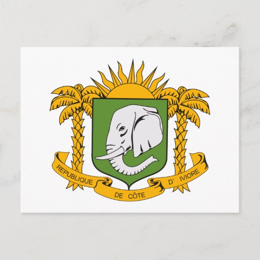 Elfenbeinküste - Postkarte (Vorderseite)