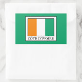 Elfenbeinküste Rechteckiger Aufkleber (Tasche)