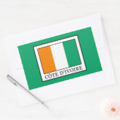 Elfenbeinküste Rechteckiger Aufkleber (Umschlag)