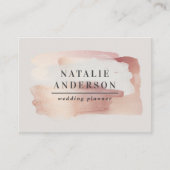 Elfenbeinküste Rose Gold moderne, stilvolle Visite Visitenkarte (Vorderseite)
