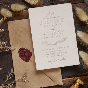 Elfenbeinküste & Rose Goldmedaille Crossed Greener Folieneinladung