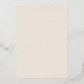 Elfenbeinküste & Rose Goldmedaille Crossed Greener Folieneinladung (Rückseite)