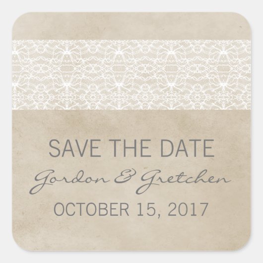 Elfenbeinküste Save the Date Aufkleber (Vorderseite)