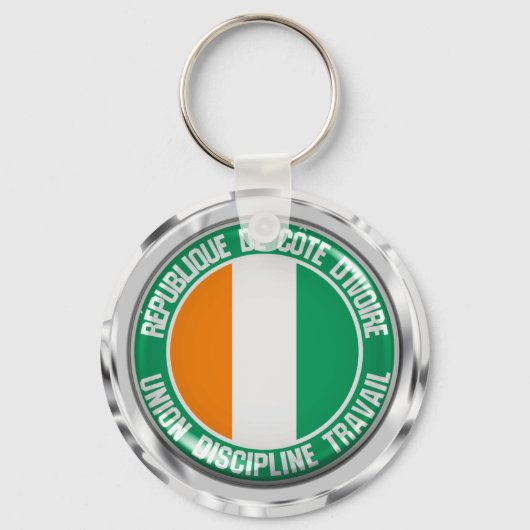 Elfenbeinküste Schlüsselanhänger (Vorderseite)