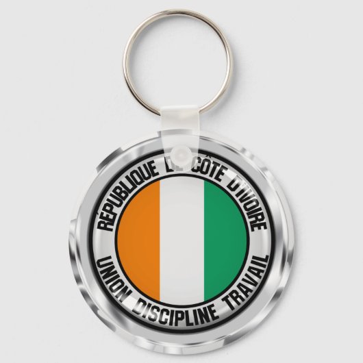Elfenbeinküste Schlüsselanhänger (Vorderseite)