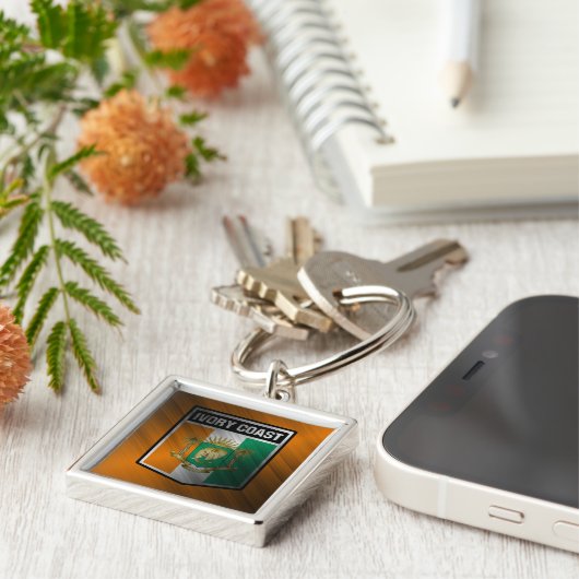 Elfenbeinküste Schlüsselanhänger (Seite)