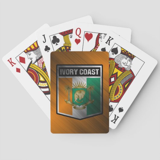 Elfenbeinküste Spielkarten (Rückseite)