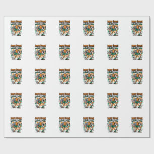 Elfenbeinküste Spieltags-Skelett-Torschütze-Nation Geschenkpapier
