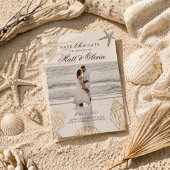 Elfenbeinküste Strandhochzeit Save the Date zum Be