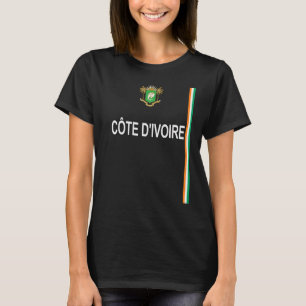 Elfenbeinküste T - Shirt - Sporty Côte d'Ivoire T-