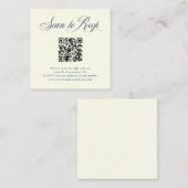 Elfenbeinküste und blaue Italienische Elegance-UAW Begleitkarte (Vorne/Hinten)