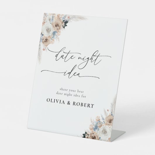 Elfenbeinküste und blauer Boho Sockelschild (Vorderseite)