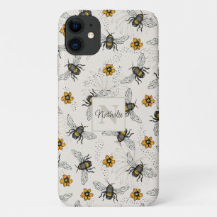 Elfenbeinküste und gelbe Blütenmuster Case-Mate iPhone Hülle