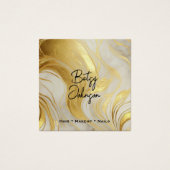 Elfenbeinküste und Gold-Marmorsalon-Visitenkarte (Vorderseite)