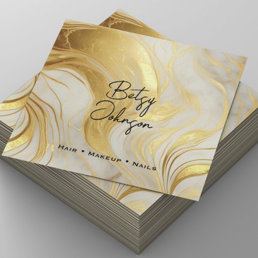 Elfenbeinküste und Gold-Marmorsalon-Visitenkarte