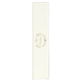 Elfenbeinküste und Goldkrone Wappen Personalisiert Kurzer Tischläufer (Vorderseite)