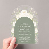 Elfenbeinküste und Jungfrau Modern Arch Elegante B Acryleinladungen (Insitu (Handheld))