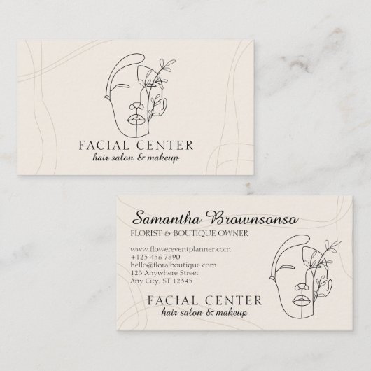 Elfenbeinküste Visitenkarte (Vorne/Hinten)