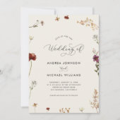 Elfenbeinküste Wildblumen Rahmen & Foto Delikate H Einladung (Vorderseite)