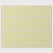 Elfenbeinlinien auf Gelb Geschenkpapier (Flach)