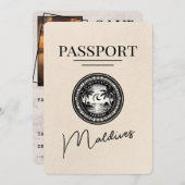 Elfenbeinmännenpass Save the Date (Vorne/Hinten)