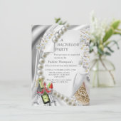 Elfenbeinpartei, Grün, Blau, Gold, Silk & Bachelor (Stehend Vorderseite)