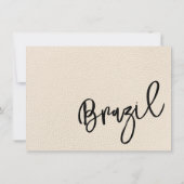 Elfenbeinpass Dankeskarte (Rückseite)