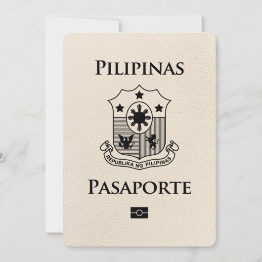 Elfenbeinpässe auf den Philippinen Save the Date (Vorderseite)