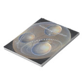 Elfenbeinplaneten Notizblock (Rotiert)