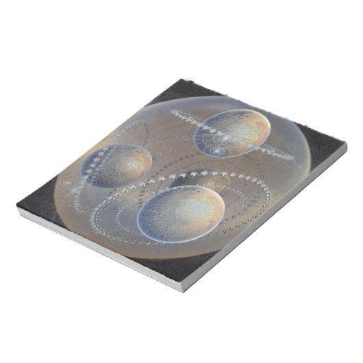 Elfenbeinplaneten Notizblock (Rotiert)