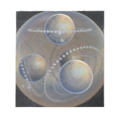 Elfenbeinplaneten Notizblock (Vorderseite)