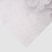 Elfenbeinrosa Blumengewebe Seidenpapier (Detail)