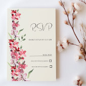 Elfenbeinrosa Bordeaux grüne UAWG Einladung