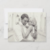 Elfenbeinrosa und Goldflorale Boho Wedding-Foto Save The Date (Rückseite)